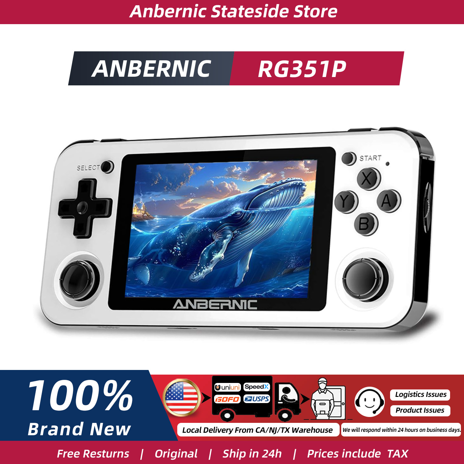 Retro Gaming Anbernic - ANBERNIC RG351P Handheld Retro Game Console