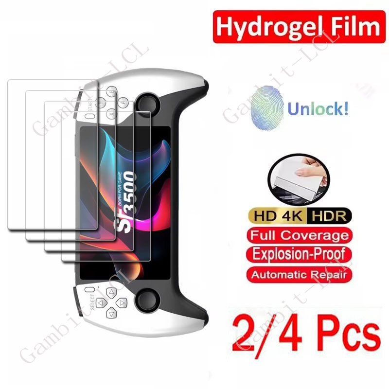 Retro Gaming Handheld Console - 2/4PCS HD Full Hydraulic Hydrogel Film