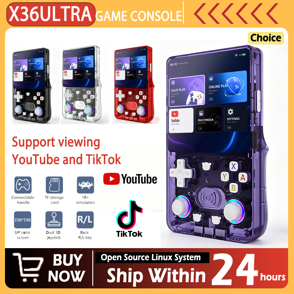 Retro Gaming Handheld Console - New X36 ultra retro handheld game