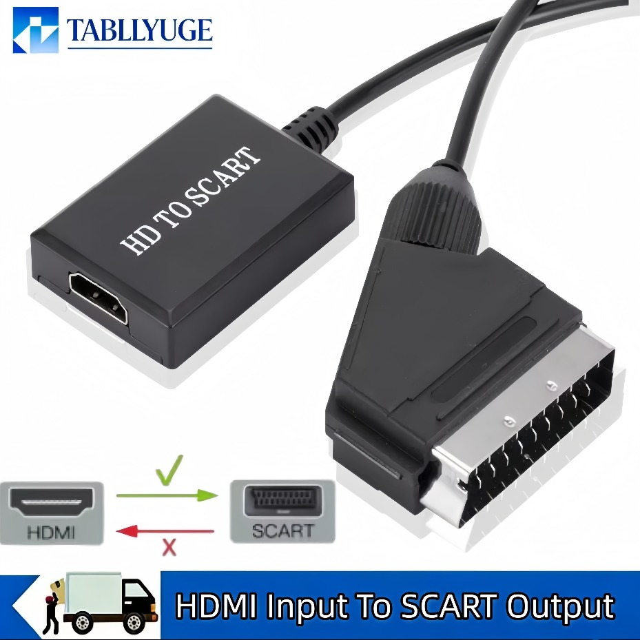 Scart To Hdmi - SCART Video and Audio Amplifier Adapter