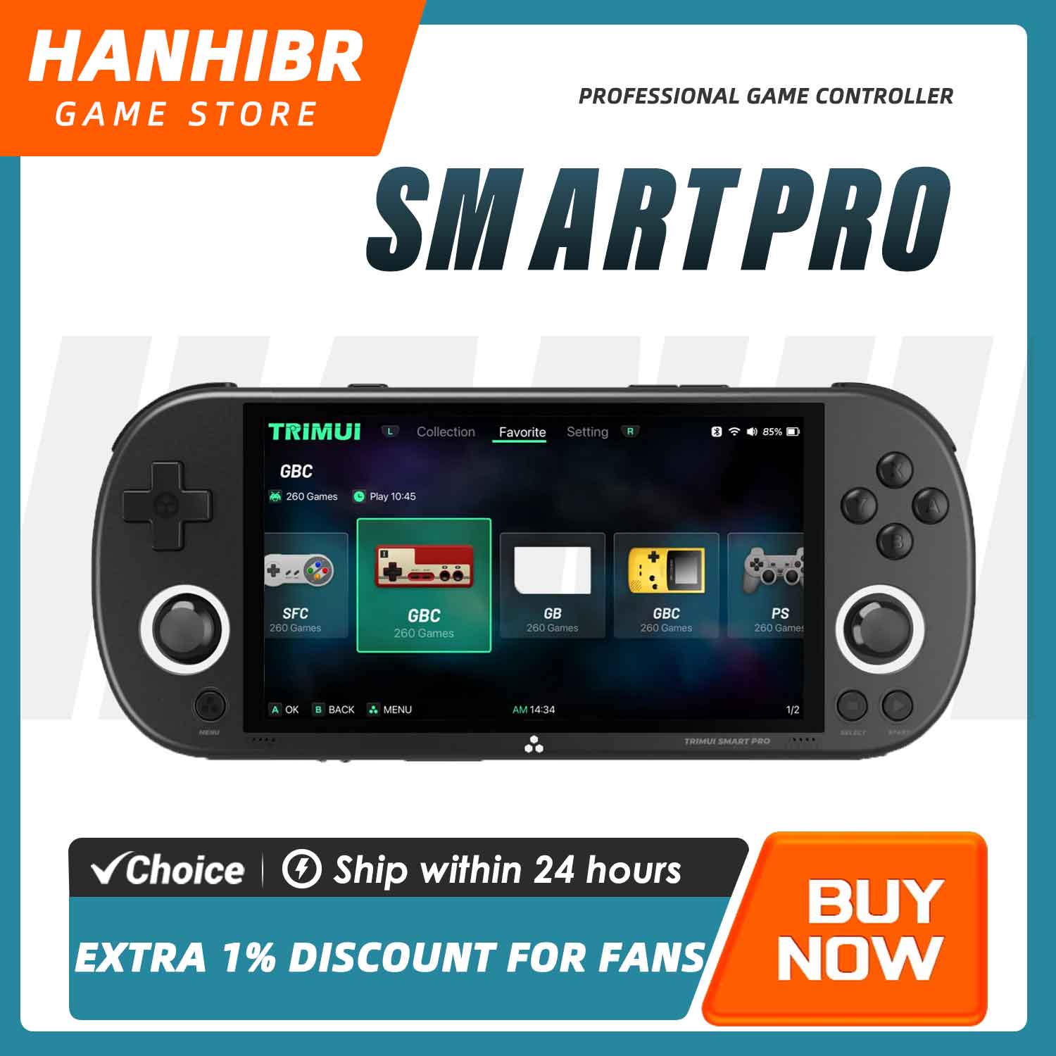 Retro Gaming Monitor - TRIMUI SMART PRO Open Source Linux