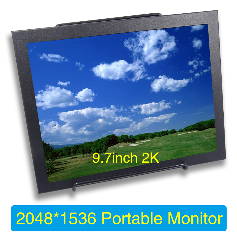 Retro Gaming Monitor - 9.7inch 2K Monitor 2048X1536 Portable Monitor