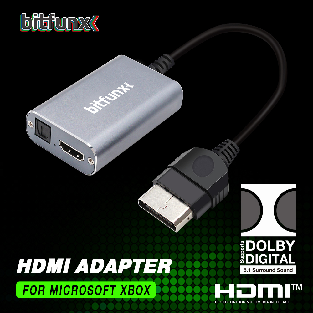 Retro Gaming Cable - Bitfunx HDMI™ Adapter for XBOX Classic