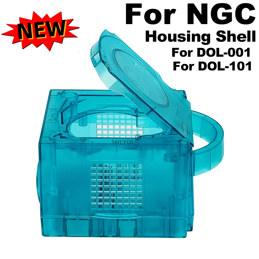 Retro Gaming Nostalgia - Ice Blue Replacement Case for Gamecube