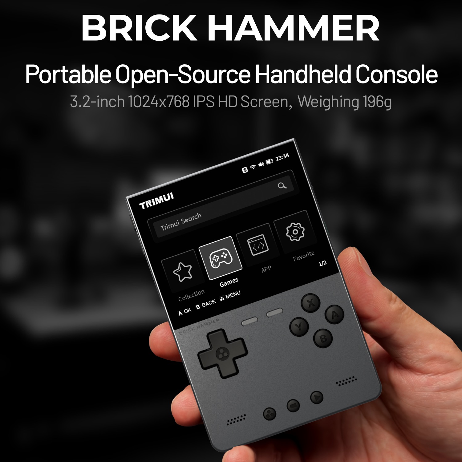 Retro Gaming Linux - TRIMUI BRICK HAMMER Retro Handheld Game
