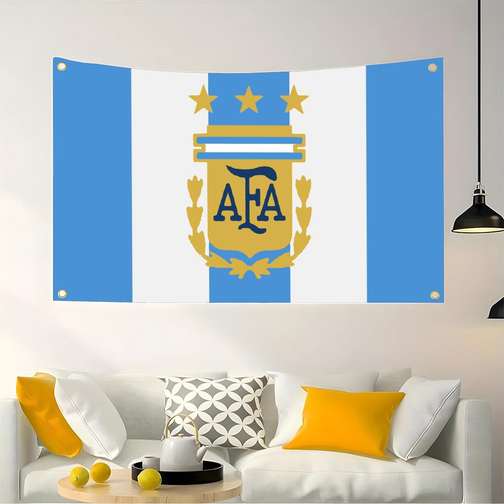 Retro Gaming Banner - 1PC Famous Argentina Flags Retro Football
