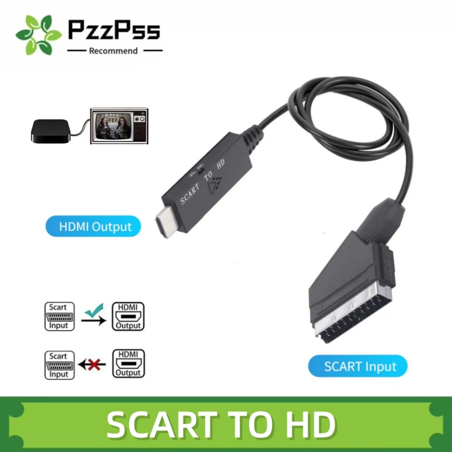 1M Scart to HDMI Converter Sca - Scart To Hdmi recension och pris