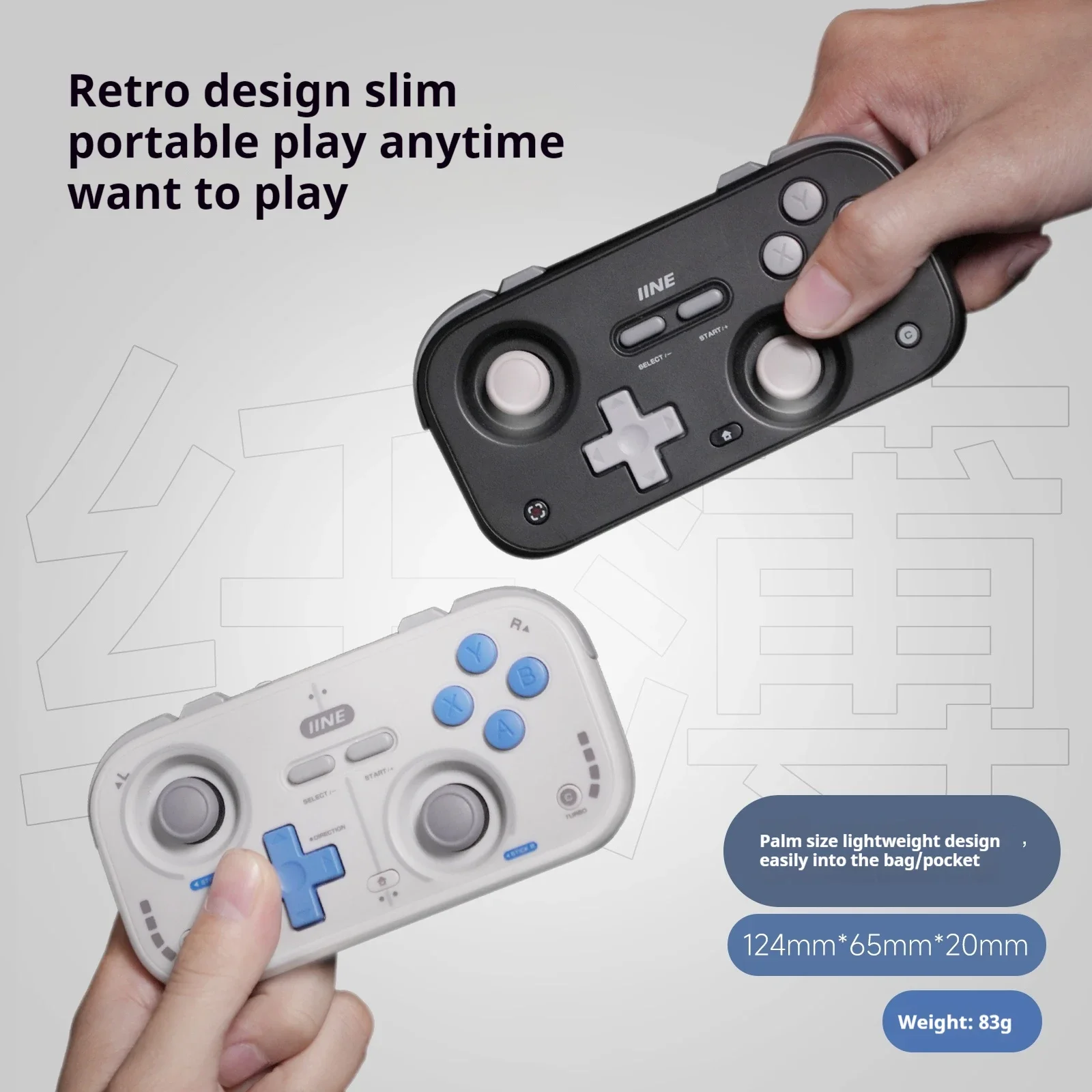 IINE Mini Pocket Retro Game Co - Retro Gaming Cable recension och pris