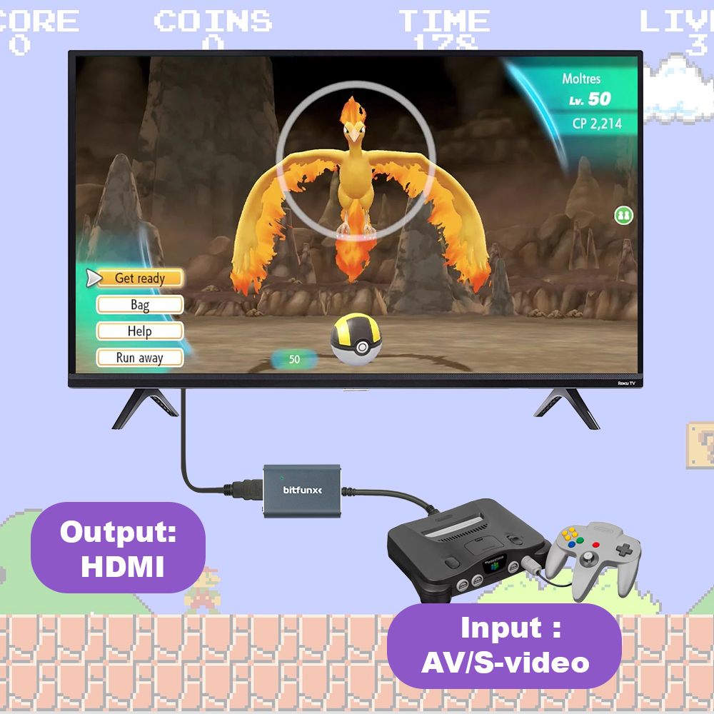 Bitfunx 720P Svideo / AV To HD - Retro Gaming Nostalgia recension och pris