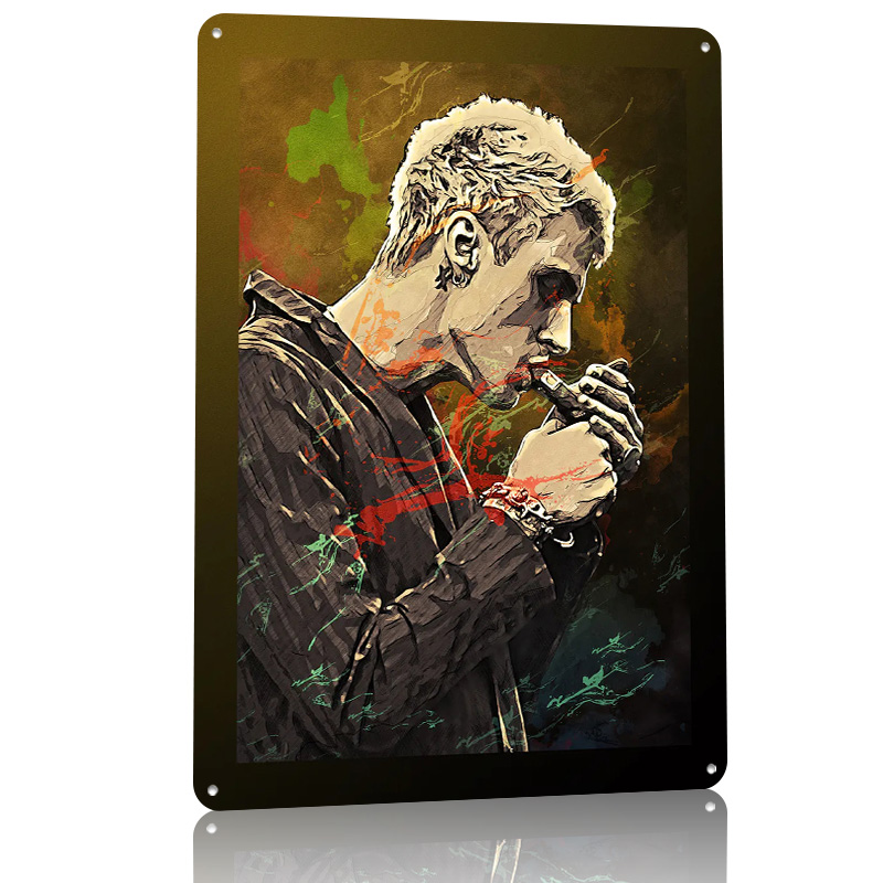 Machine Gun Kelly Tin Poster C - Retro Gaming Gun recension och pris
