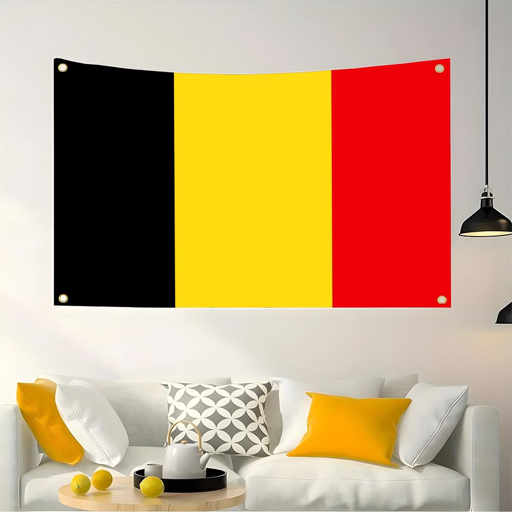 1PC Famous Belgium Flags Retro - Retro Gaming Banner recension och pris