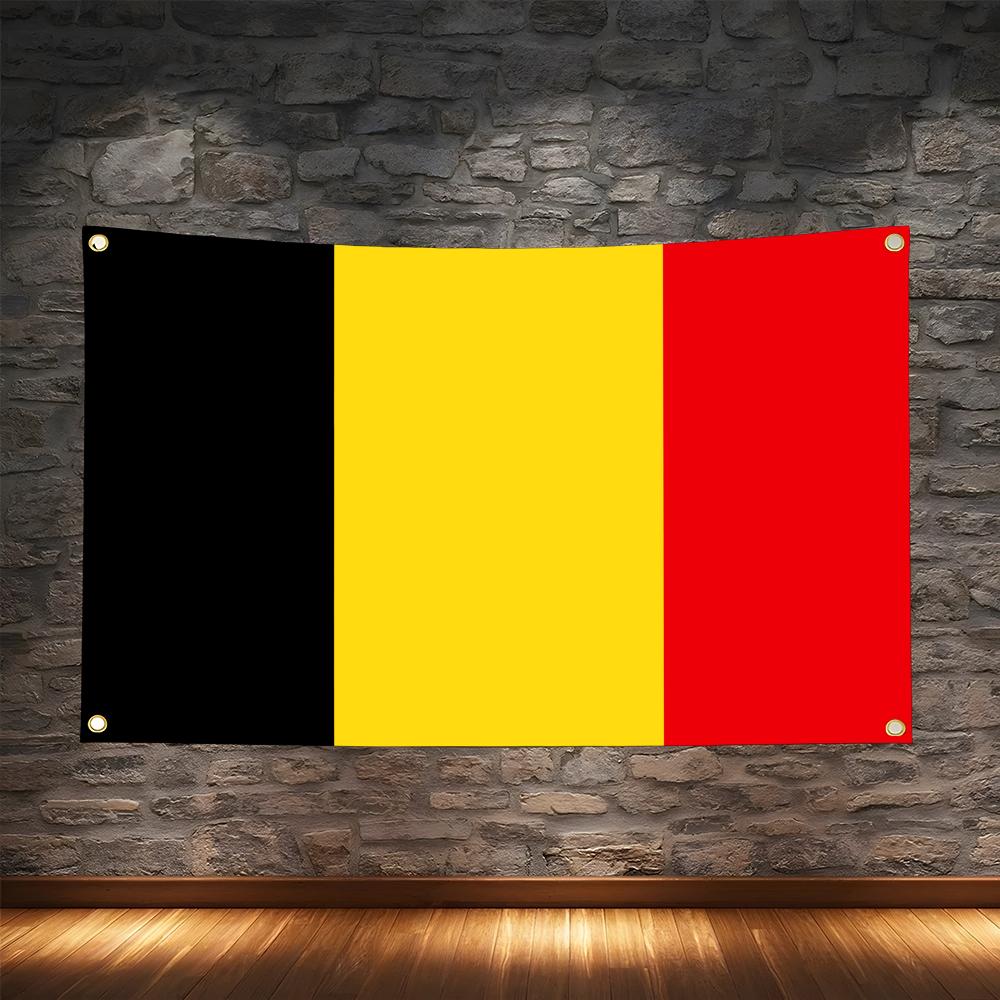 1PC Famous Belgium Flags Retro - Retro Gaming Banner recension och pris