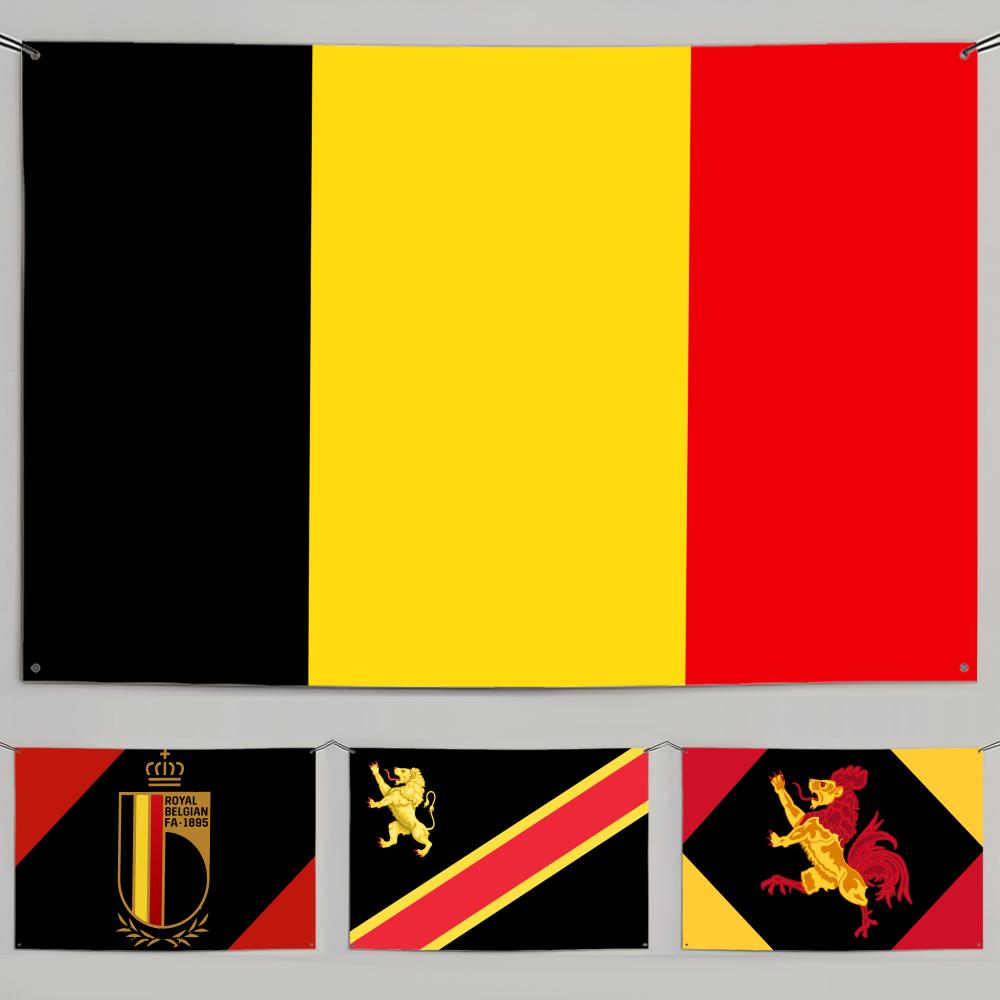 1PC Famous Belgium Flags Retro - Retro Gaming Banner recension och pris