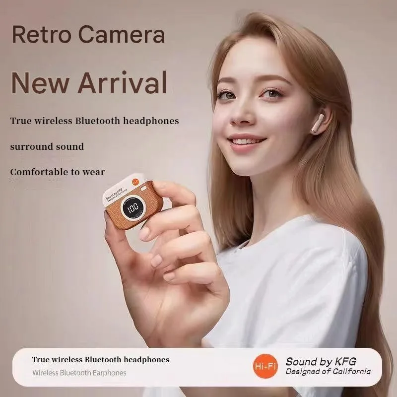 Q86 Retro Camera Wireless Earb - Retro Gaming Cable recension och pris