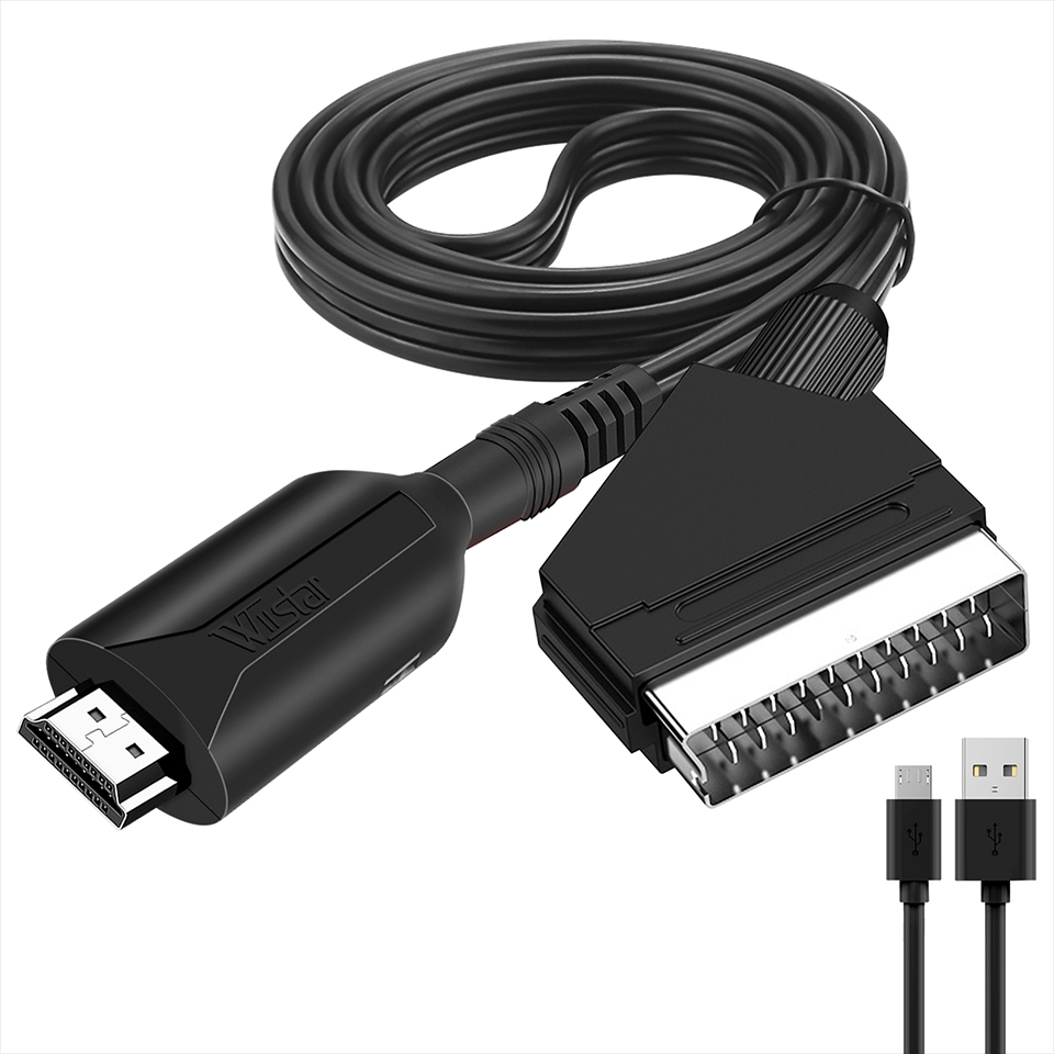 HDMI-Compatible to SCART Cable - Scart To Hdmi recension och pris