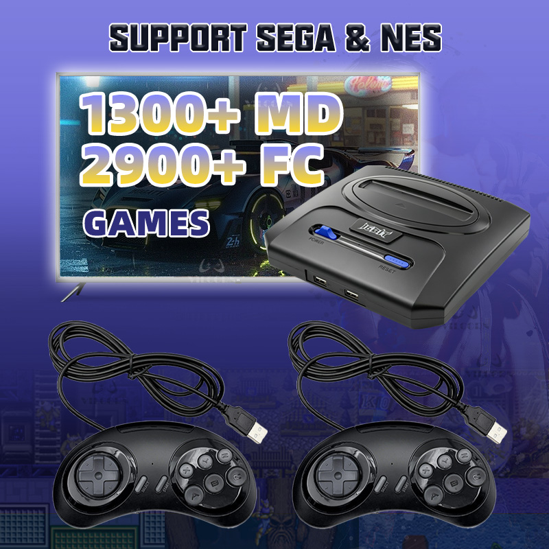 16Bit Retro Game Console 4K HD - Retro Gaming Cable recension och pris