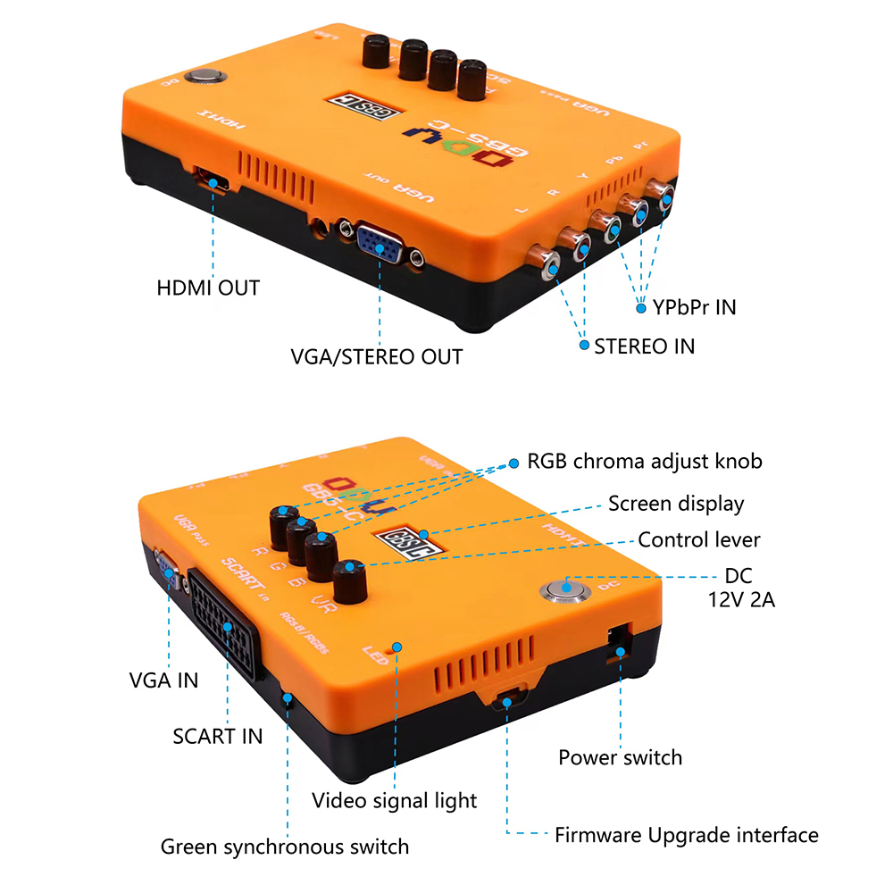 ODV-GBS-C Component/VGA/Scart  - Scart To Hdmi recension och pris
