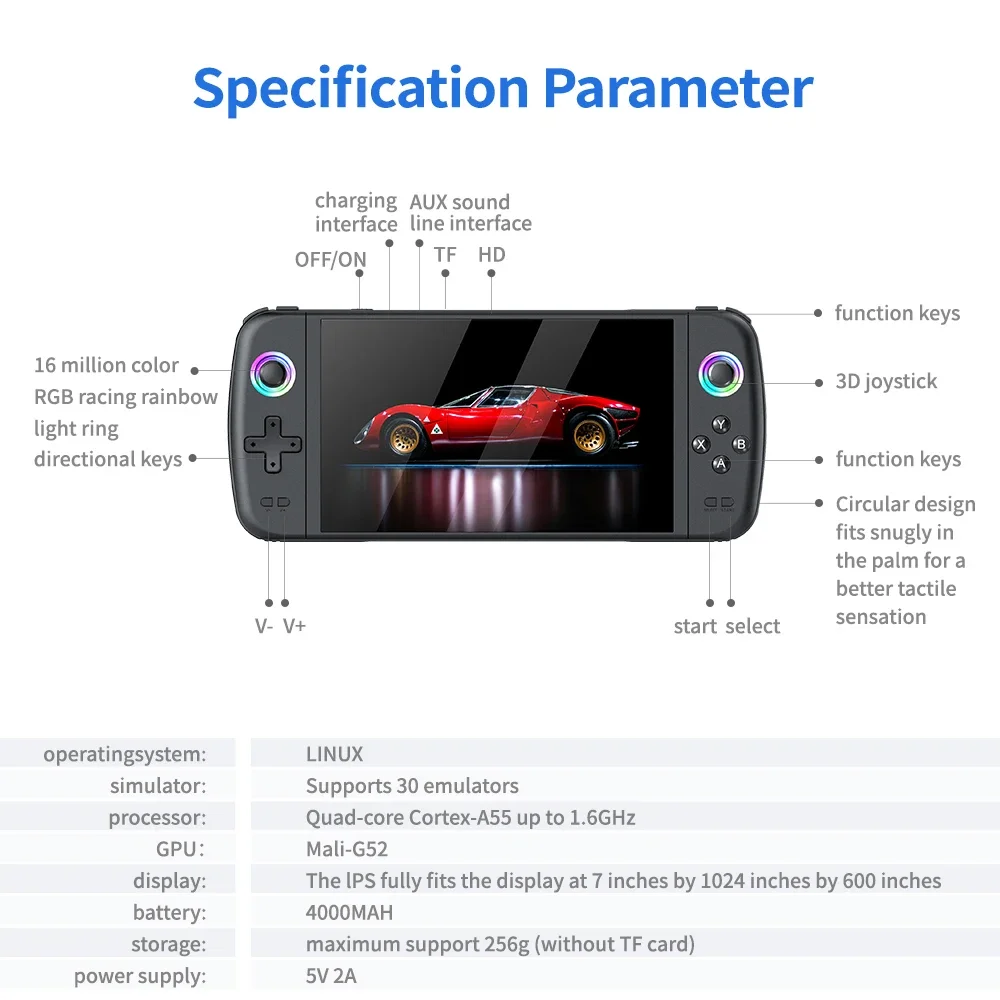 128G M27 Handheld Game Player  - Retro Gaming Gifts For Men recension och pris