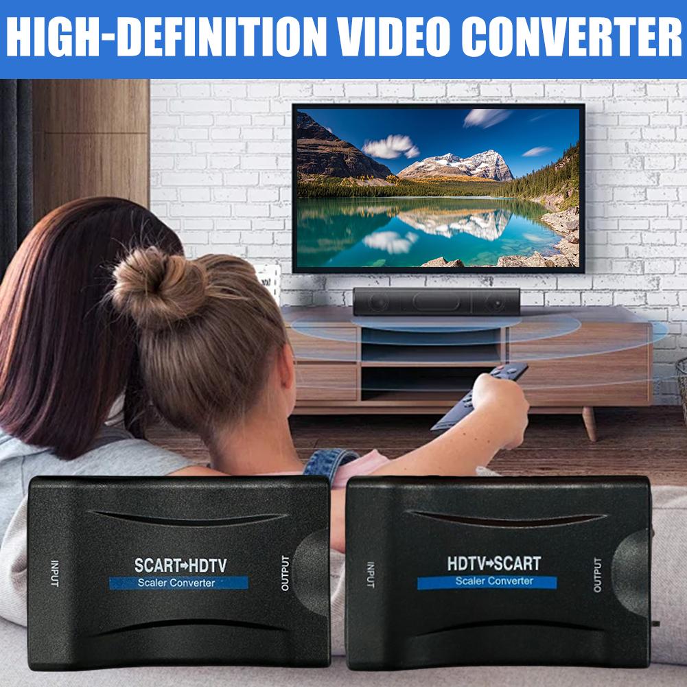 1080P HDMI to SCART Video Audi - Scart To Hdmi recension och pris