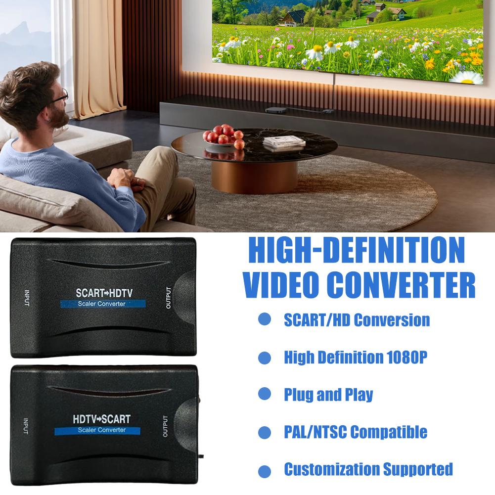 1080P HDMI to SCART Video Audi - Scart To Hdmi recension och pris