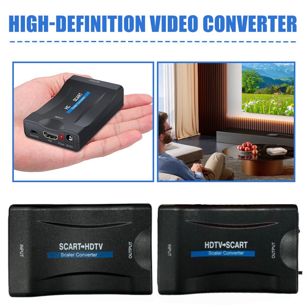 1080P HDMI to SCART Video Audi - Scart To Hdmi recension och pris