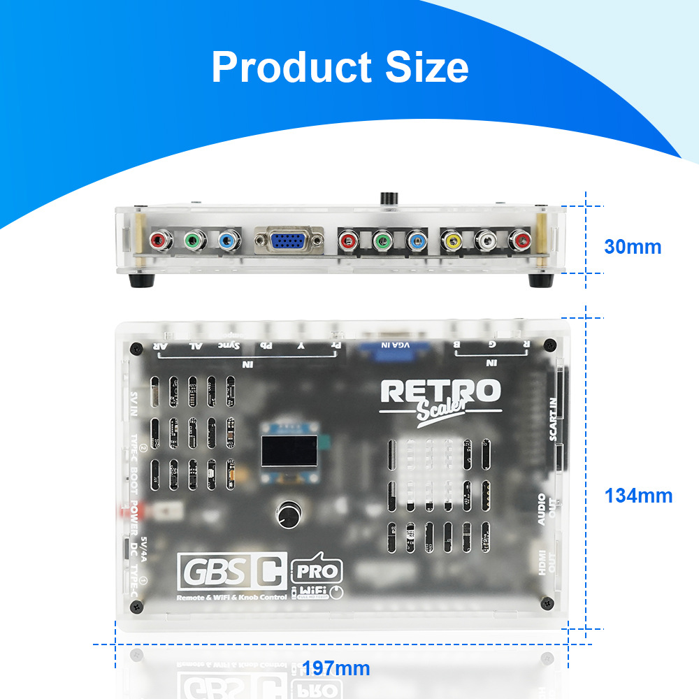 NEW Retro game GBSC Pro GBS Co - Scart To Hdmi recension och pris
