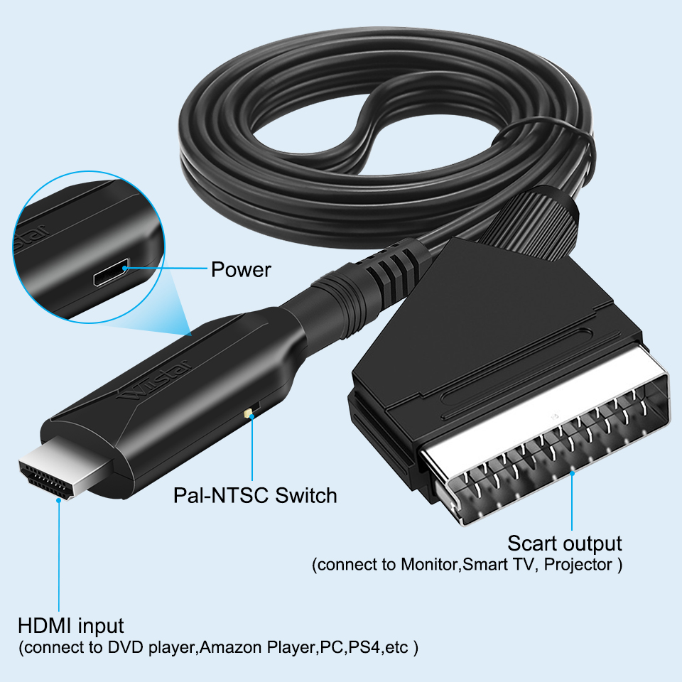 SCART To HDMI-compatible /HDMI - Scart To Hdmi recension och pris