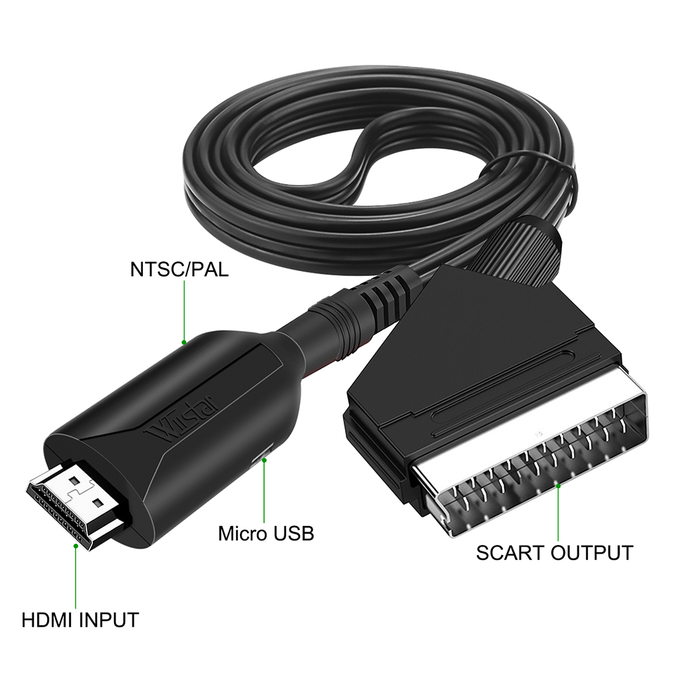 1080P HD HDMI-compatible to SC - Scart To Hdmi recension och pris