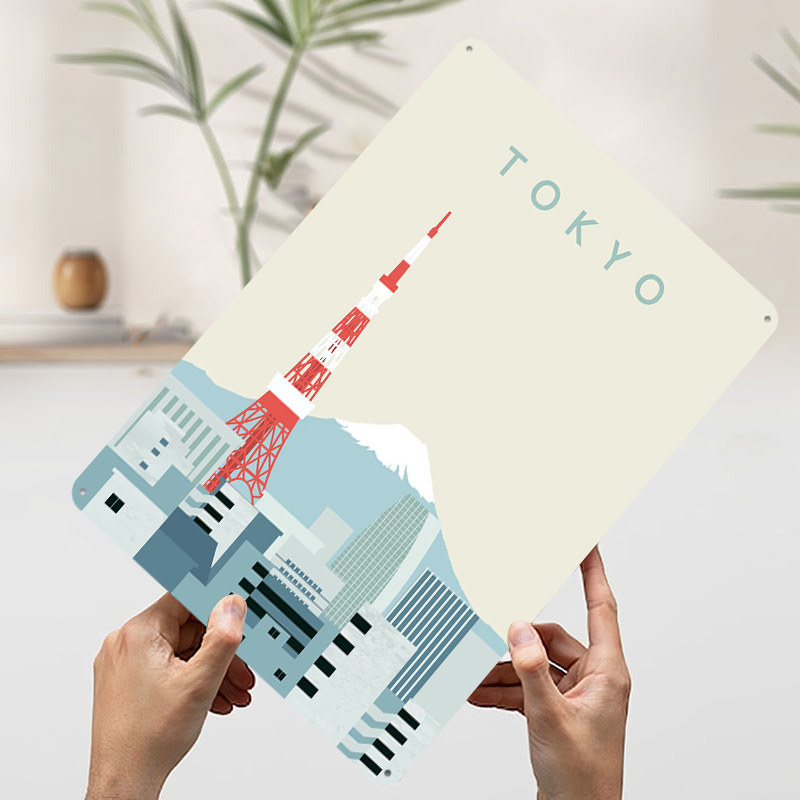 Tokyo Poster Retro 3D Printed  - Retro Gaming Gifts For Men recension och pris