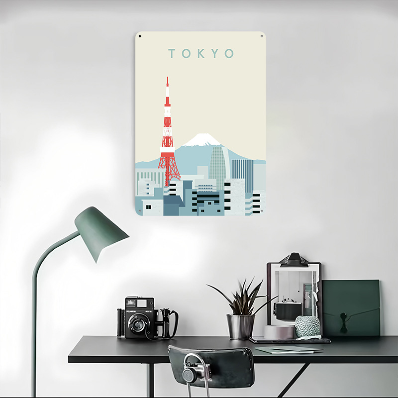 Tokyo Poster Retro 3D Printed  - Retro Gaming Gifts For Men recension och pris