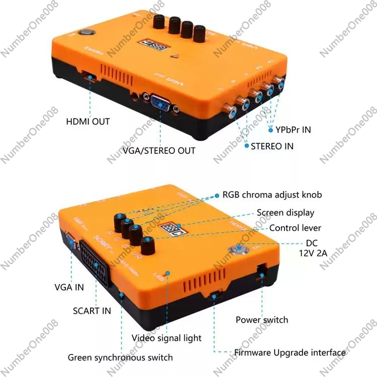 Low Resolution Game RGBS Compo - Scart To Hdmi recension och pris