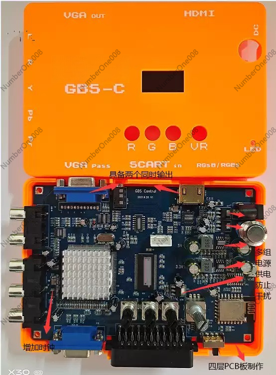 Low Resolution Game RGBS Compo - Scart To Hdmi recension och pris