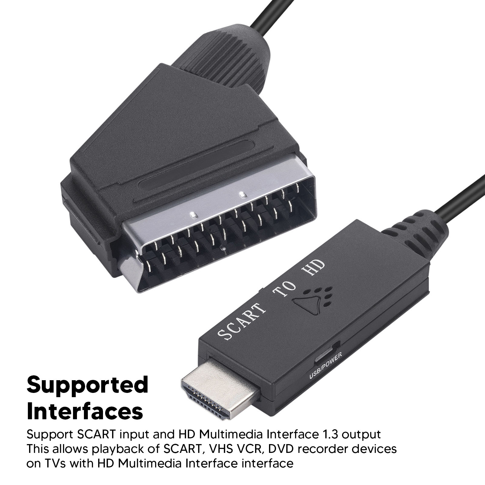 SCART to HD Multimedia Interfa - Scart To Hdmi recension och pris