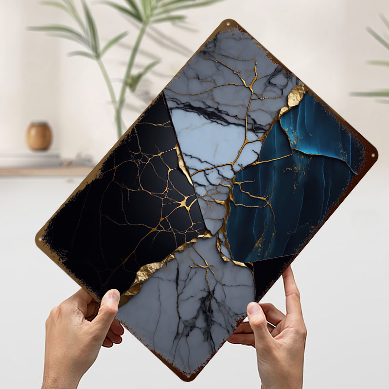 Abstract Marble Kintsugi Poste - Retro Gaming Gifts For Men recension och pris
