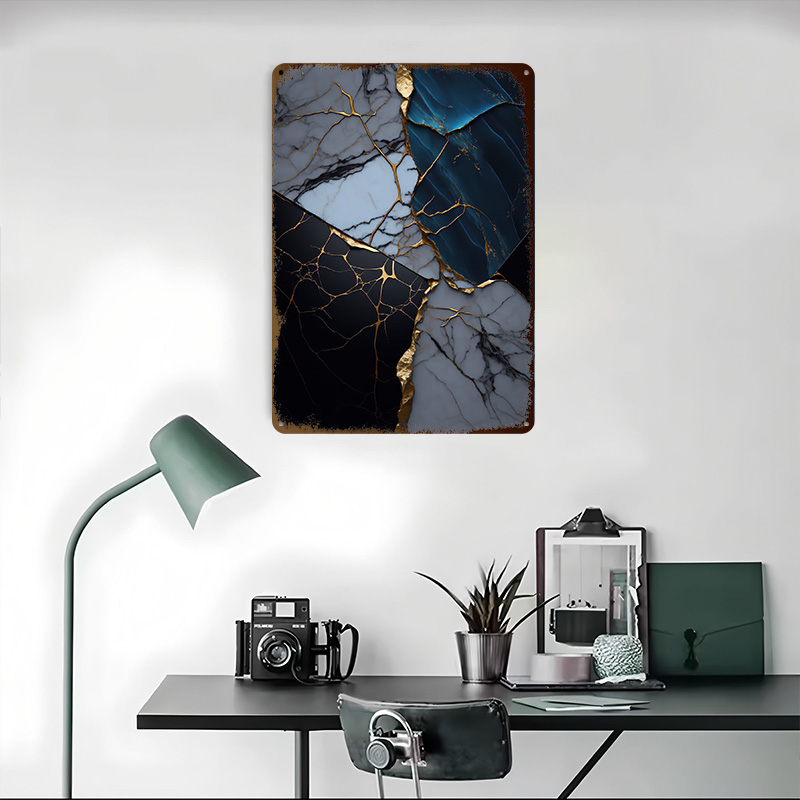 Abstract Marble Kintsugi Poste - Retro Gaming Gifts For Men recension och pris