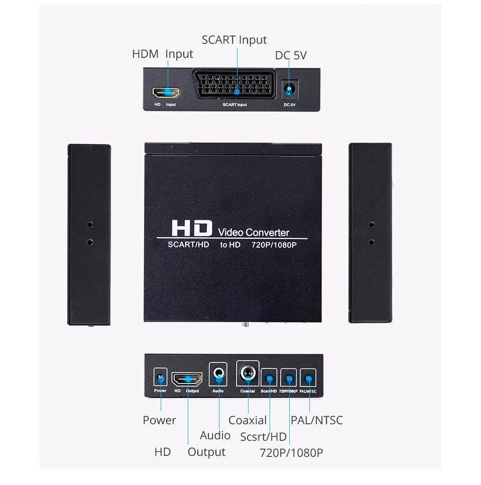 SCART HDMI To HDMI Video Conve - Scart To Hdmi recension och pris