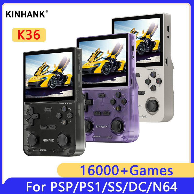 KINHANK K36 Retro Handheld Vid - Retro Gaming Handheld Console recension och pris