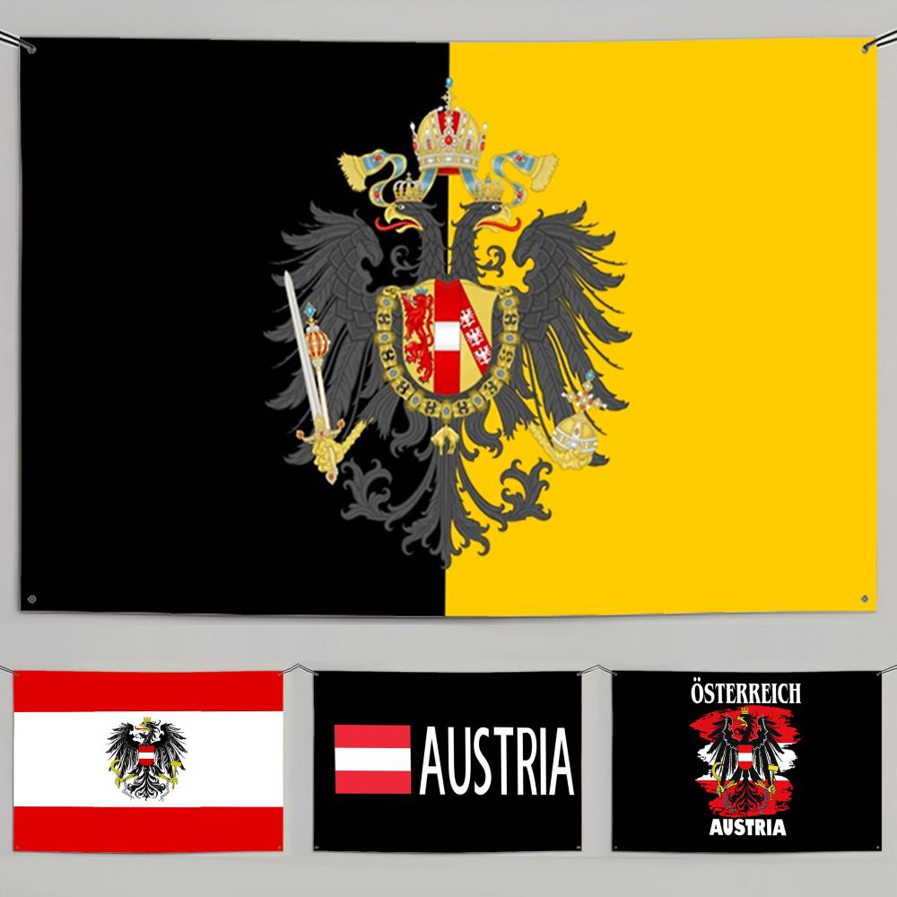 1PC Famous Austria Flags Retro - Retro Gaming Banner recension och pris
