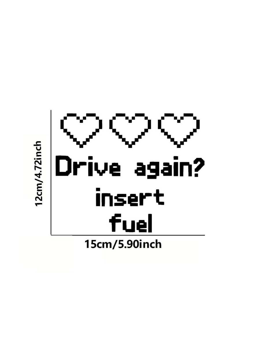 Drive Again Insert Fuel Vinyl  - Retro Gaming Words recension och pris