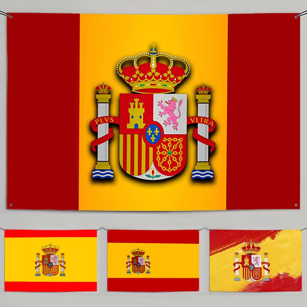 1PC Famous Spain Flags Retro F - Retro Gaming Banner recension och pris