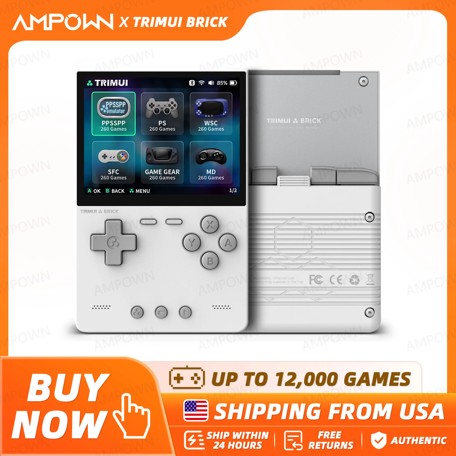 TRIMUI BRICK Handheld Game Con - Retro Gaming Linux recension och pris
