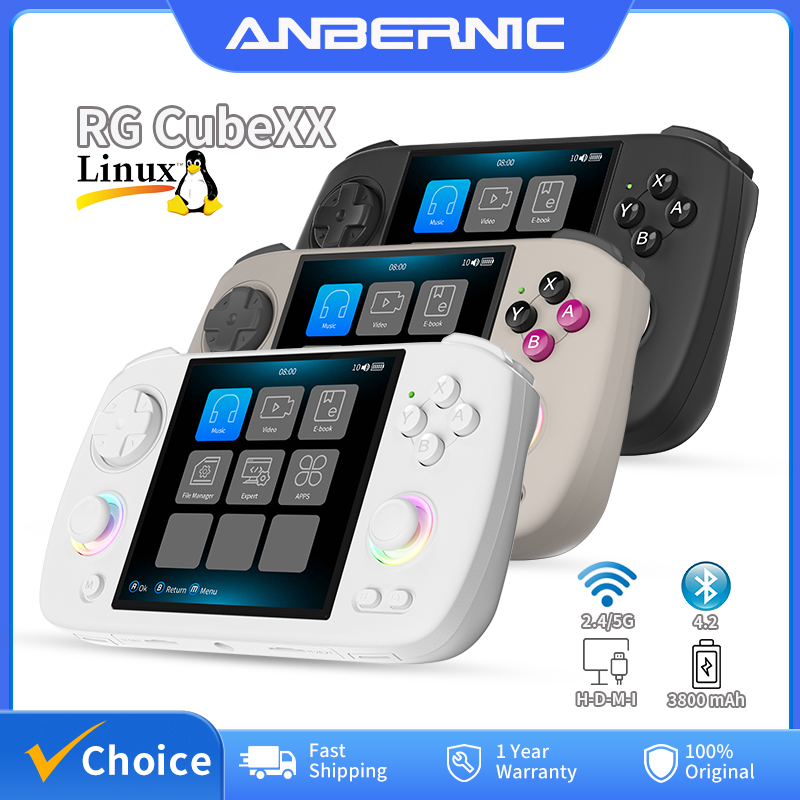 ANBERNIC RG Cubexx Retro Handh - Retro Gaming Linux recension och pris