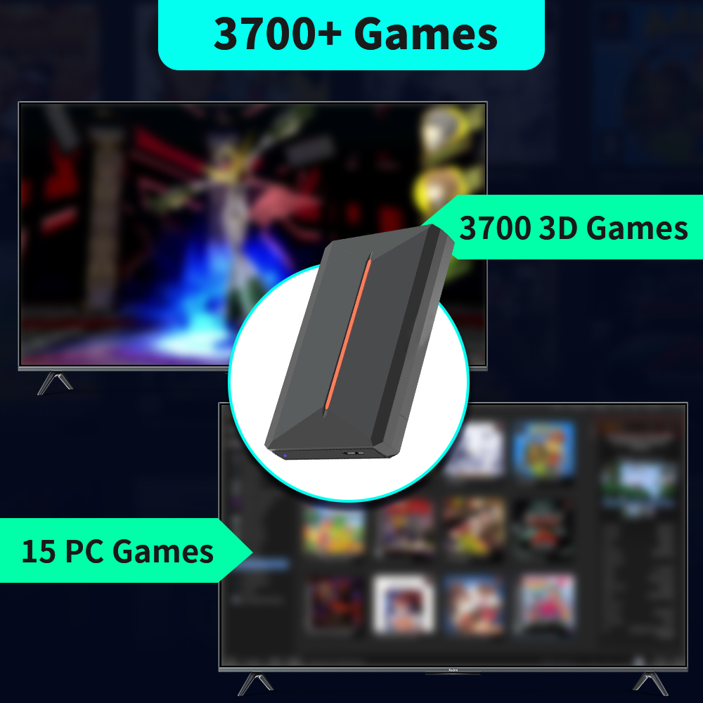 Launchbox OS 500GB Portable Ga - Retro Gaming Monitor recension och pris