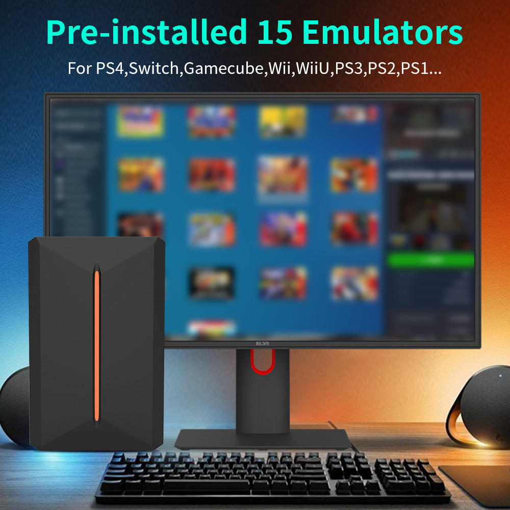 Launchbox OS 500GB Portable Ga - Retro Gaming Monitor recension och pris
