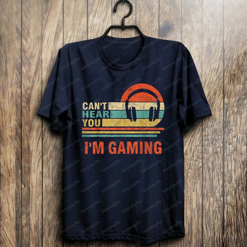 Funny Gamer Gift Headset Can't - Retro Gaming Gifts For Men recension och pris