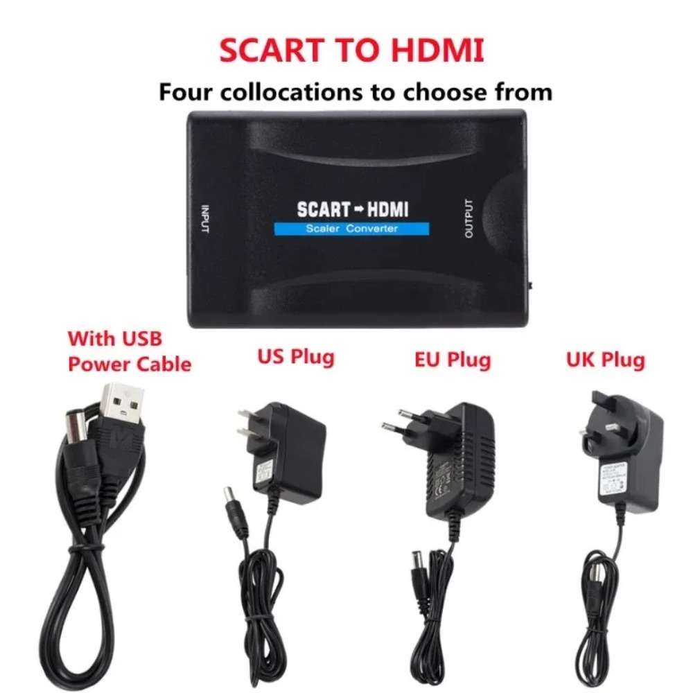 BGGQGG 1080P SCART To HDMI-com - Scart To Hdmi recension och pris