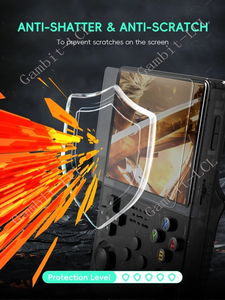 2-4PCS 9H HD Tempered Glass Fo - Retro Gaming Anbernic recension och pris