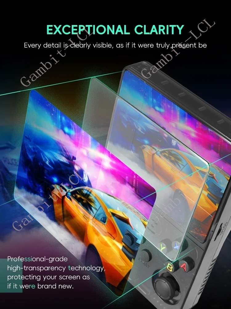 2-4PCS 9H HD Tempered Glass Fo - Retro Gaming Anbernic recension och pris