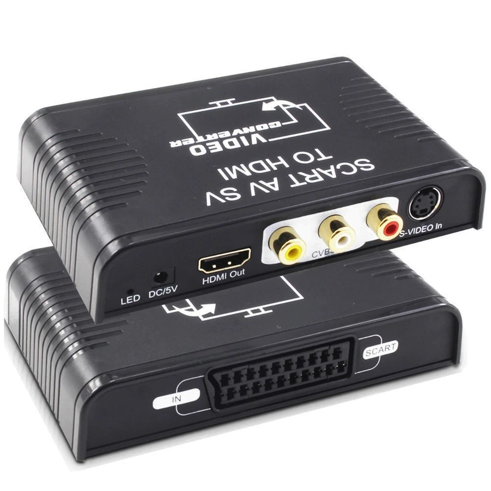 S-Video AV Scart to HDMI Conve - Scart To Hdmi recension och pris