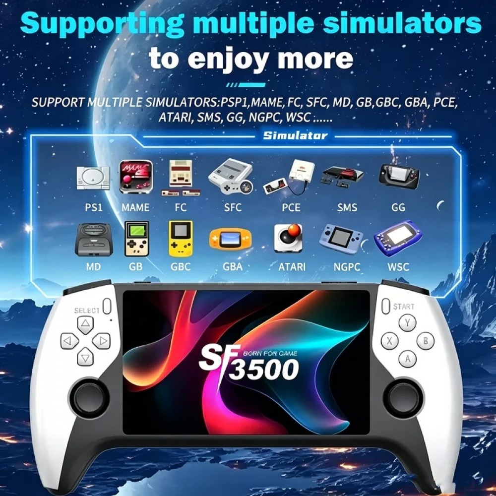 SF3500 5 inch Handheld Game Co - Retro Gaming Nostalgia recension och pris